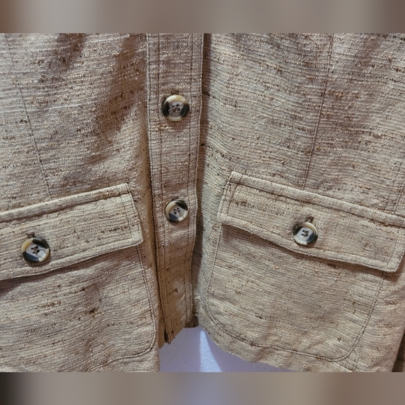 CAbi Women's Tan Safari Blazer - Picture 3 of 7